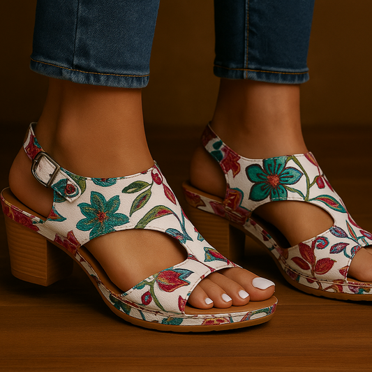 Ann Bloom Sandals with heel